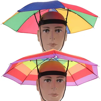 Yirtree Fishing Umbrella Hat Folding Sun Rain Cap Adjustable Multifunction  Outdoor Headwear Headband Sun Rain Outdoor Sport Foldable Fishing Umbrella  Hat Cap - Walmart.com