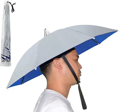 Head Umbrella Hat Cap Headwear Umbrella for Fishing Hiking Beach Camping  Cap Head Hats Outdoor Sports - China Hat Umbrella and Mini Umbrella price |  Made-in-China.com