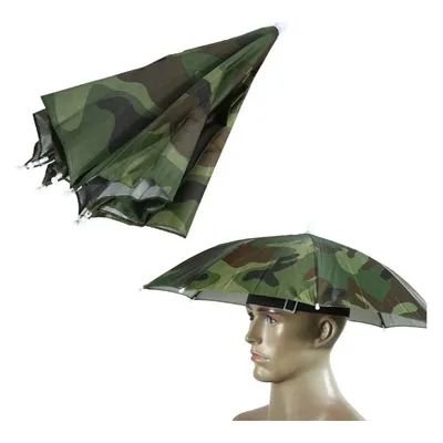 Hands Free Foldable Anti Uv Adjustable Umbrella Suitable - Temu