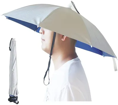 Sunjoy Tech Umbrella Hat, 25 inch Hands Free Umbrella Cap Anti-Rain Cap for  Adults and Kids, Fishing Golf Gardening Sunshade Outdoor Headwear -  Walmart.com