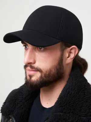 Бейсболка мужская осень зима зимняя кепка утепленная шерсть - купить в  Москве, цены на Мегамаркет