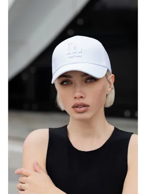 Бейсболка белая, кепка мужская летняя LA Los Angeles - купить в Москве,  цены на Мегамаркет