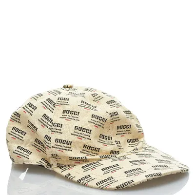 Camel Jumbo GG-canvas cap | Gucci | MATCHES UK