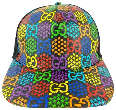 GUCCI Leather-Trimmed Monogrammed Cotton-Blend Canvas Baseball Cap for Men  | MR PORTER