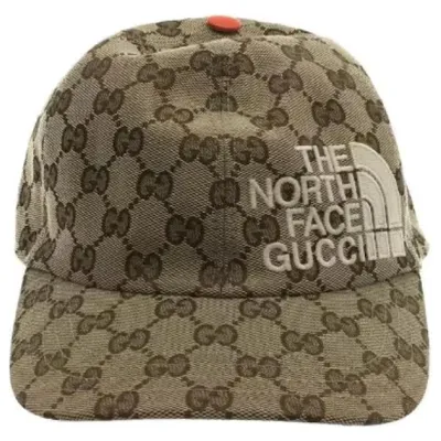 GUCCI - Leather-Trimmed Logo-Jacquard Denim Baseball Cap - Blue Gucci