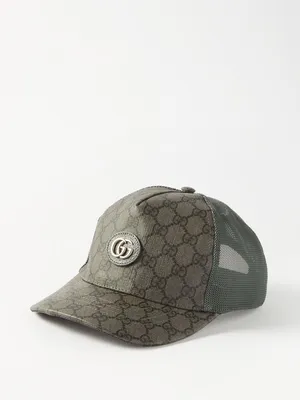 GUCCI Monogrammed Wool and Silk-Blend Felt Baseball Cap for Men | MR PORTER