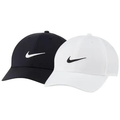 NEW Nike Golf Tech Swoosh Dri-Fit Unstructured Black/White Hat/Cap -  Walmart.com