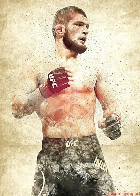 Хабиб ММА UFC Wall Art Холст Плакат – Эстетический декор стены