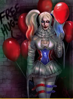 Harley Quinn (Харли Квинн, Харлин Квинзель) :: DC Comics (DC Universe,  Вселенная ДиСи) :: оно :: crossover :: dc art :: art (арт) :: фэндомы /  картинки, гифки, прикольные комиксы, интересные статьи по теме.