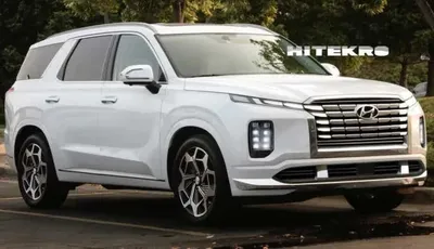 Обновленный Hyundai Palisade показали на новом рендере