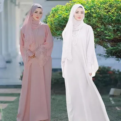ADEU Хиджаб платье мусульманское длинный зимний