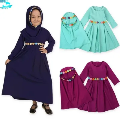 Женщин мусульманский хиджаб платье твердого кнопка шифона Mubarak вечеринки  вечернее длинное платье | eBay