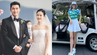 Новые фотографии жены Хён Бина Сон Е Чжин показывают, что он идеальный инста-муж - 8days