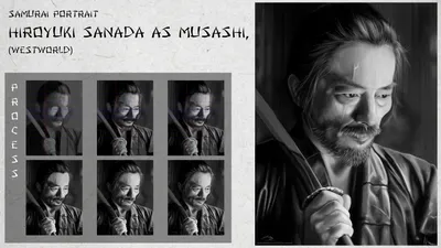 Янник Дюбо - Портрет самурая (Хироюки Санада в роли Мусаси, Мир Дикого Запада)