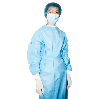 Халат хирургический с длинным рукавом, стерильный – Фармацевтическая  компания \"Dolce-Pharm\": медицинские маски, респираторы, перчатки, бахилы,  хирургические комплекты оптом