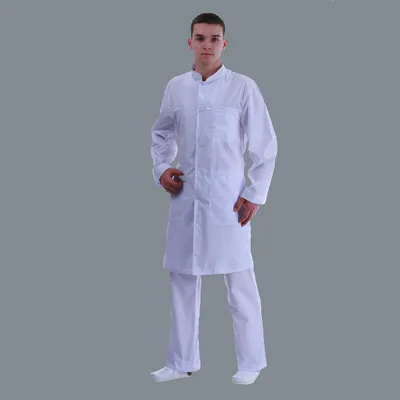 Мужской медицинский халат «Доктор» | Скай Медика