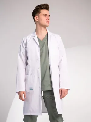 Медицинский халат CTS-M-1101 White - Медицинская одежда