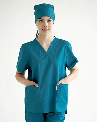 Медицинский костюм женский хирургический костюм купить