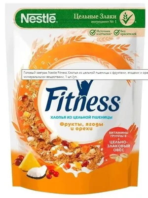 Хлопья Нестле Fitness с фруктами 2 штуки по 225г NESTLE 168623269 купить за  408 ₽ в интернет-магазине Wildberries