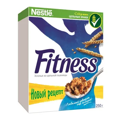 Завтрак Хлопья Nestle Fitness из цельной пшеницы 250г...