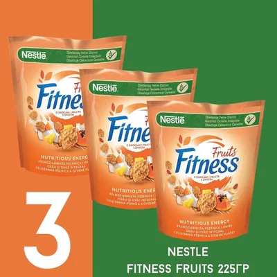 Хлопья Nestle Fitness из цельной пшеницы 410г - купить с доставкой в  Vprok.ru Перекрёсток по цене 288.90 руб.