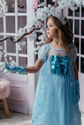 Платье Эльзы из мультфильма \"Холодное сердце\" (Frozen) - характеристики и  описание на Мегамаркет