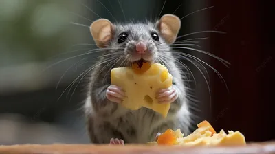 мышь ест кусочки сыра, смешные картинки с мышами фон картинки и Фото для  бесплатной загрузки