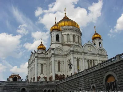 Храм Христа Спасителя, Москва скачать фото обои для рабочего стола  (картинка 1 из 2)