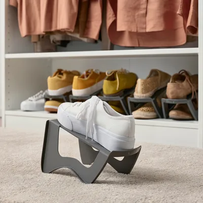 Купить Простая полка для обуви Шкаф для обуви Дверной проем в стену Шкаф  для хранения обуви Многослойная маленькая коробка для обуви | Joom