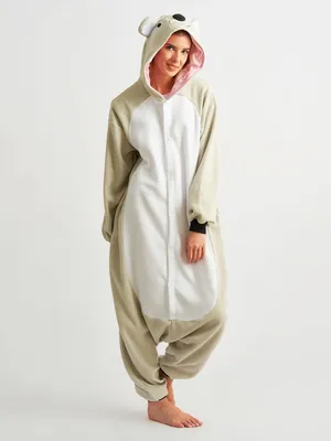 Kid's Adults' Kigurumi Pajamas Anime Koala Onesie Pajamas Flannel Toison  Gray Cosplay For Boys and Girls Animal Sleepwear Cartoon Festival / Holiday  Costumes 2023 - US $22.09