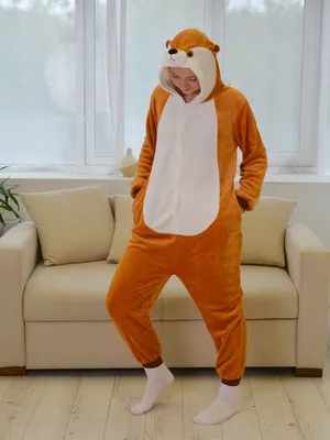 Купить Кигуруми Лиса Оранжевая / Kigurumi Orange Fox (на молнии) с  доставкой по России