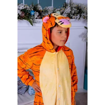 Cute Tiger Kigurumi X-Tall Adult Animal Onesie Costume Pajama By Panda  Parade