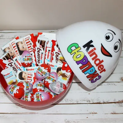 Огромный киндер сюрприз Kinder Mix — купить в Москве в интернет-магазине  Milarky.ru