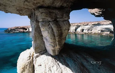 Обои море, скалы, Греция, Кипр картинки на рабочий стол, раздел природа -  скачать