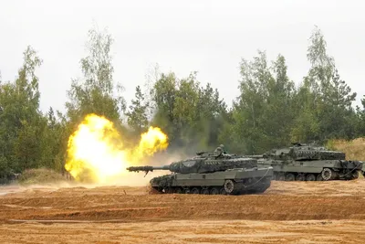 На Донецком направлении российские бойцы сожгли еще один немецкий \"Леопард\"  - Российская газета