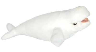 Детское время Фигурка-Белуха (белый кит, хвост изогнут)