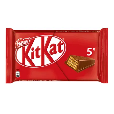 Шоколад молочный KitKat с хрустящей вафлей, 145г - купить с доставкой в  Пензе в Перекрёстке