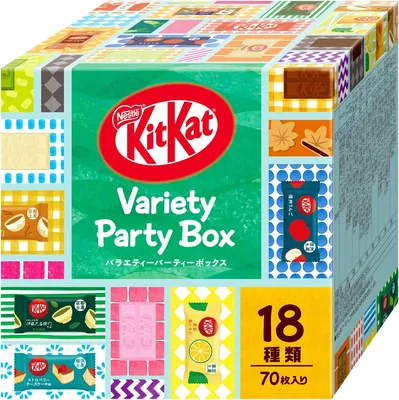 Japanese Kit Kat: Variety Party Box 2023 (70 Pieces, 18 Flavors) – Bokksu