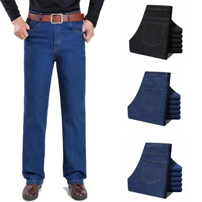 Мужские классические джинсы, мужские брюки, мужские мягкие черные  байкерские джинсовые комбинезоны, Мужские штаны | AliExpress
