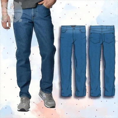 Стильные мужские брюки синего цвета. Арт.:6-1004-3 – купить в магазине  мужской одежды Smartcasuals