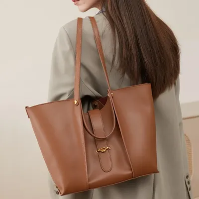 Винтажные вместительные женские сумки, модные классические женские сумки,  женские Офисные сумки, женские деловые сумки, новая сумка 2023 | AliExpress