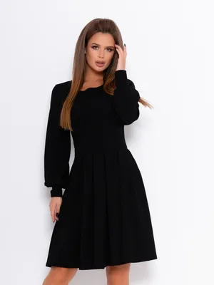Деловое классическое черное платье вечернее — цена 620 грн в каталоге Платья  миди ✓ Купить женские вещи по доступной цене на Шафе | Украина #55399253