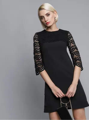 Платье черное классическое (id 106712683), купить в Казахстане, цена на  Satu.kz