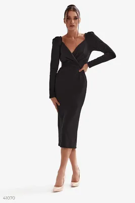 Женское черное классическое,вечернее,нарядное длинное миди платье с  бахромой из камней,без рукавов,с разрезом (ID#2027404768), цена: 910 ₴,  купить на Prom.ua