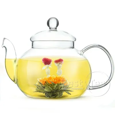 Чай связанный Два дракона, календула, жасмин и клевер. в интернет-магазине  BestTea.ru