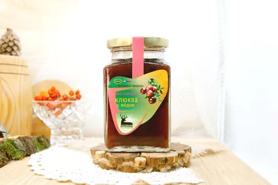 Клюква с медом (без сахара) 300 г Купить оптом и в розницу в интернет  магазине Добродед