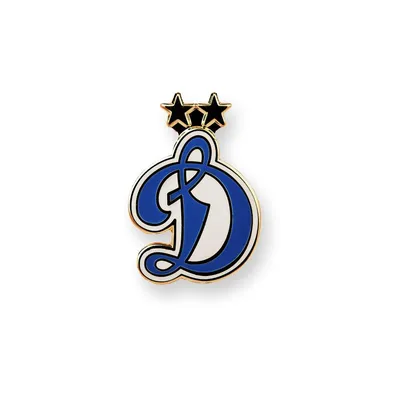 Значок ФК Динамо Москва 911026 синий - купить в Москве, цены на Мегамаркет