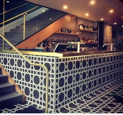 Современная черно-белая геометрическая мозаика-пазл, художественная  стеклянная мозаичная плитка для ванной, душа, ресторана, бара, магазина,  настенная плитка, напольная плитка | AliExpress