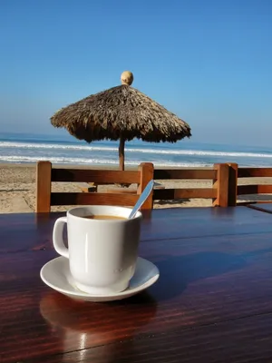 Доброе утро море кофе - фото и картинки: 61 штук