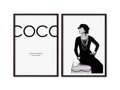 Набор постеров Коко Шанель №1 640147 – купить по цене 3 790 ₽ в Москве в  интернет-магазине ogogo.ru